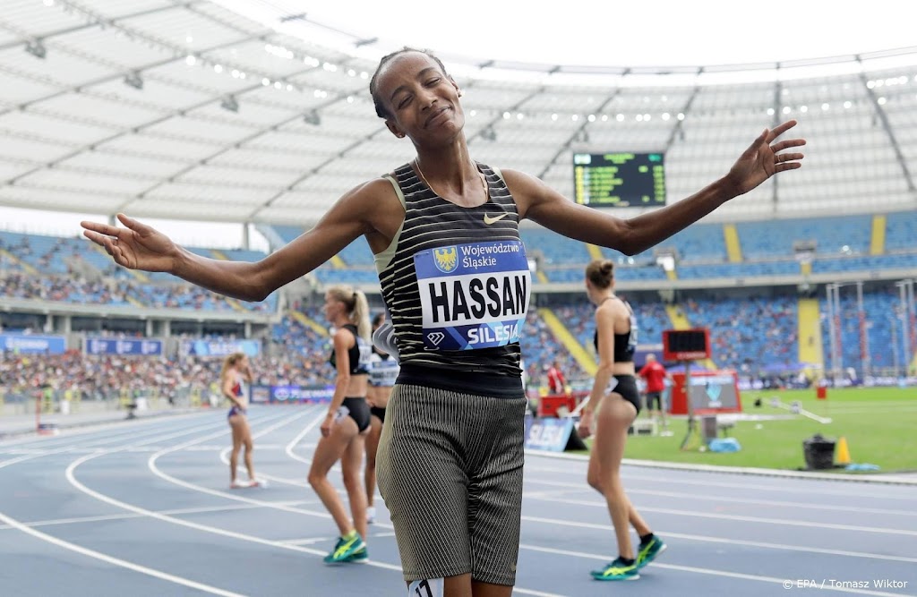 Hassan verstapt zich en wordt vierde op 3000 meter in Lausanne