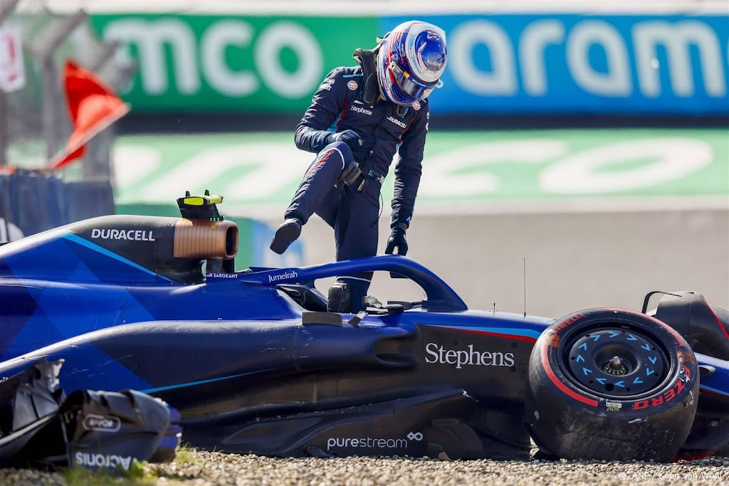 Kwalificatie Formule 1 Zandvoort twee keer stilgelegd na crashes