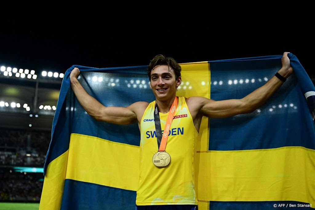 Polsstokhoogspringer Duplantis opnieuw wereldkampioen
