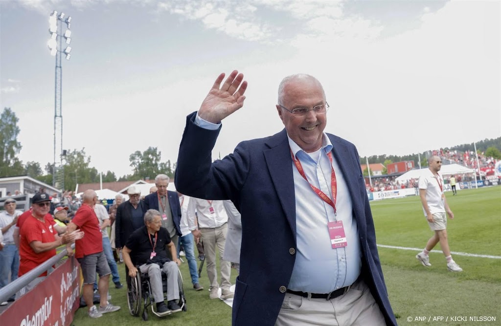 Oud-trainer Eriksson op 76-jarige leeftijd overleden