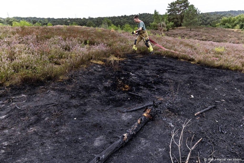 Risico op natuurbranden in hele land op hoogste niveau