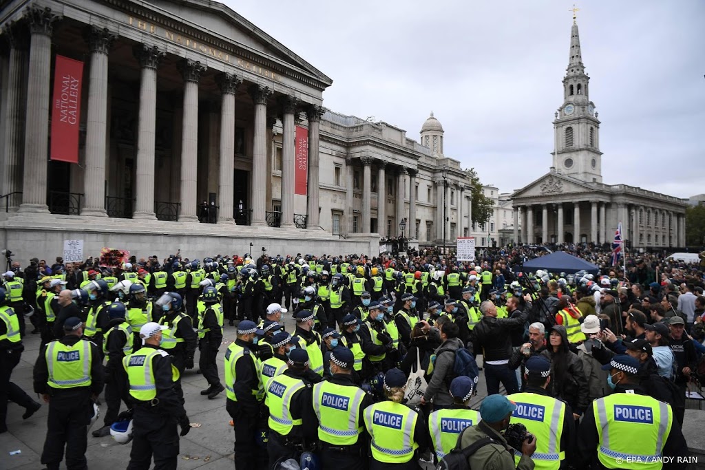 Schermutselingen tussen politie en demonstranten in Londen 