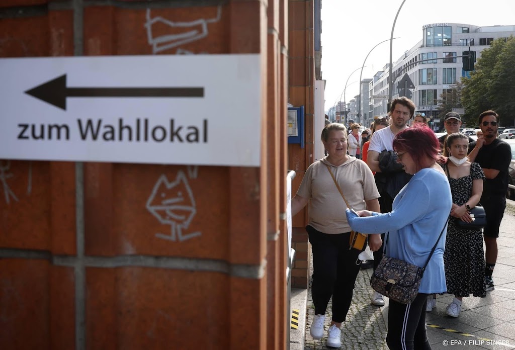 Problemen in stemlokalen Berlijn door gelijktijdige marathon