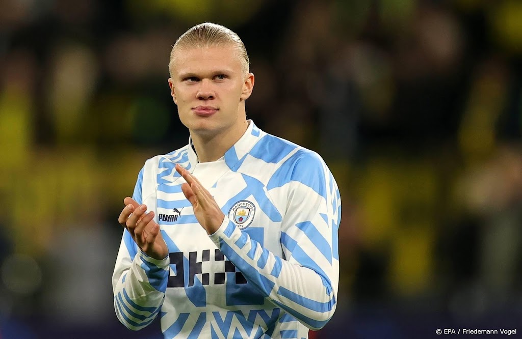 Guardiola wacht af of spits Haaland dit weekend fit genoeg is