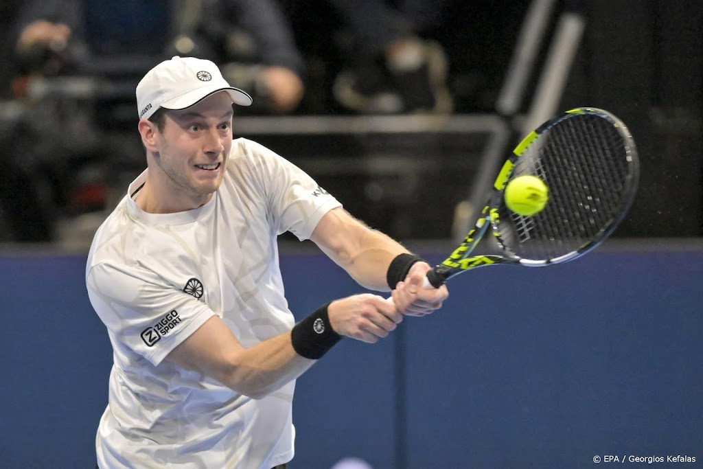 Tennisser Van de Zandschulp kan niet stunten tegen Alcaraz