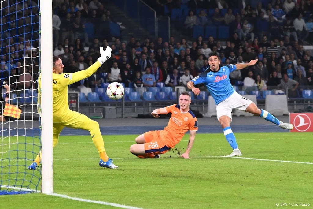Napoli rekent in Champions League ook af met Rangers