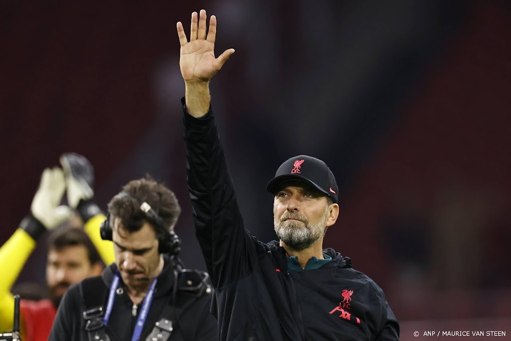 Trainer Klopp is blij met zege van Liverpool op Ajax