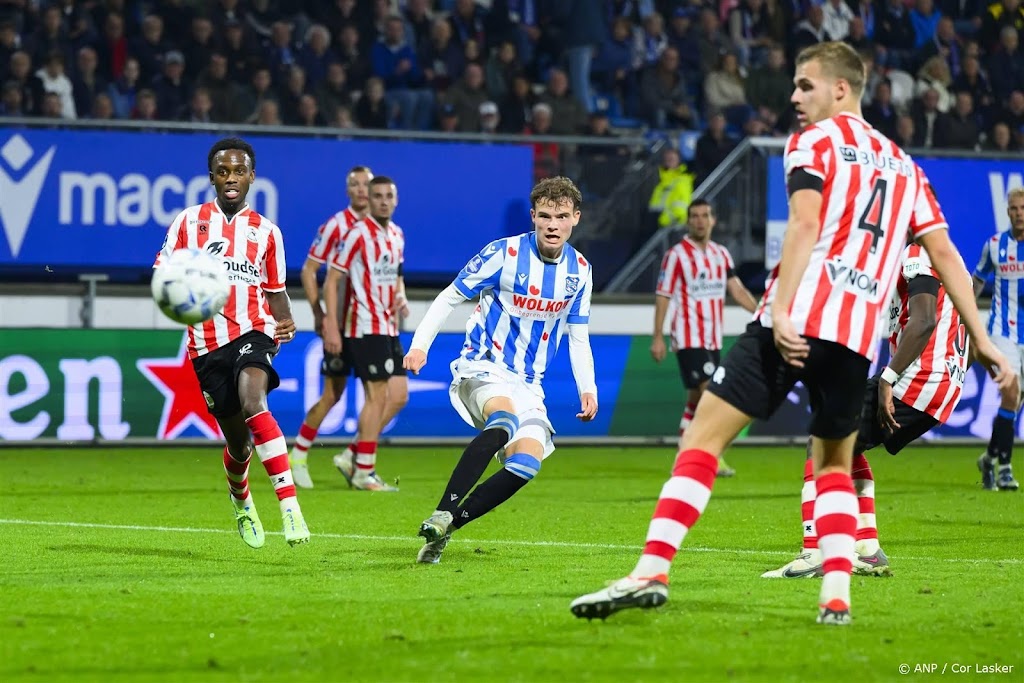 Welkome thuiszege Heerenveen op Sparta: 2-0