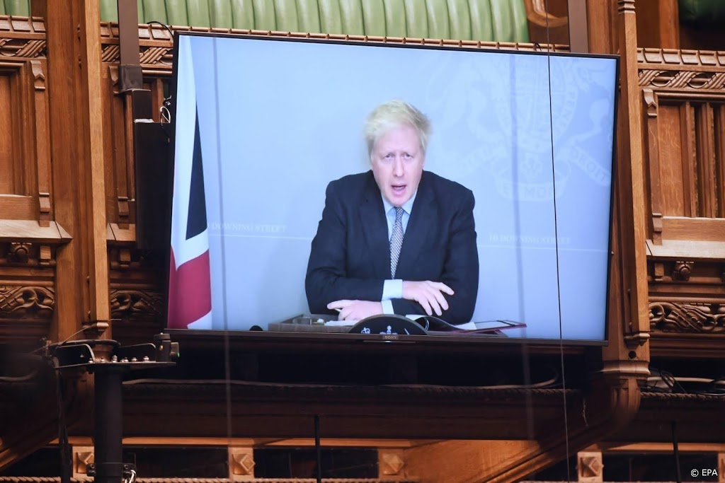 Britse premier Johnson beëindigt zelfisolatie
