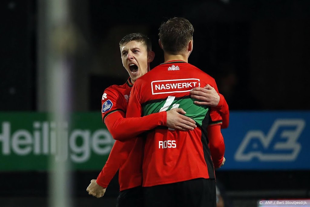 NEC - Go Ahead Eagles eindigt gelijk na tumultueuze slotfase
