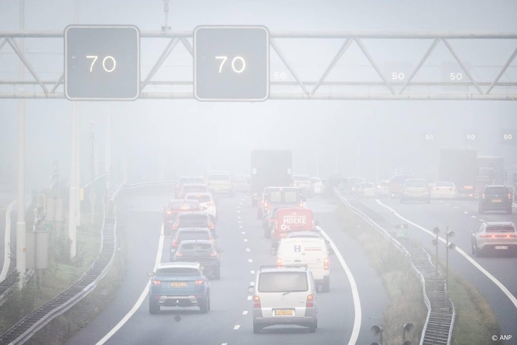 Code geel om dichte mist uitgebreid met Overijssel