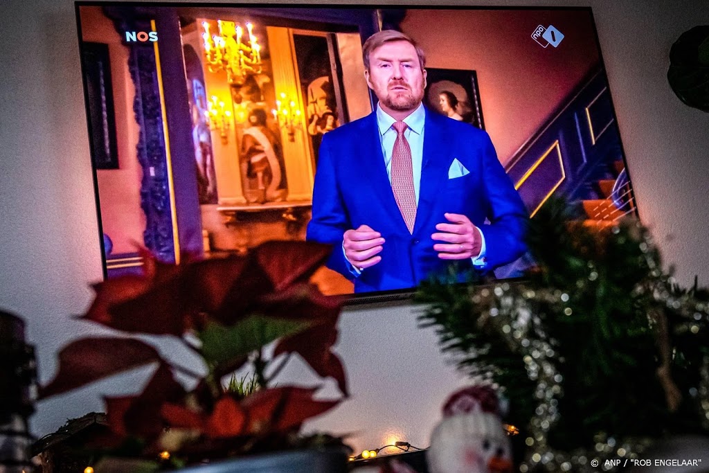 1,5 miljoen kijkers voor kersttoespraak van de koning