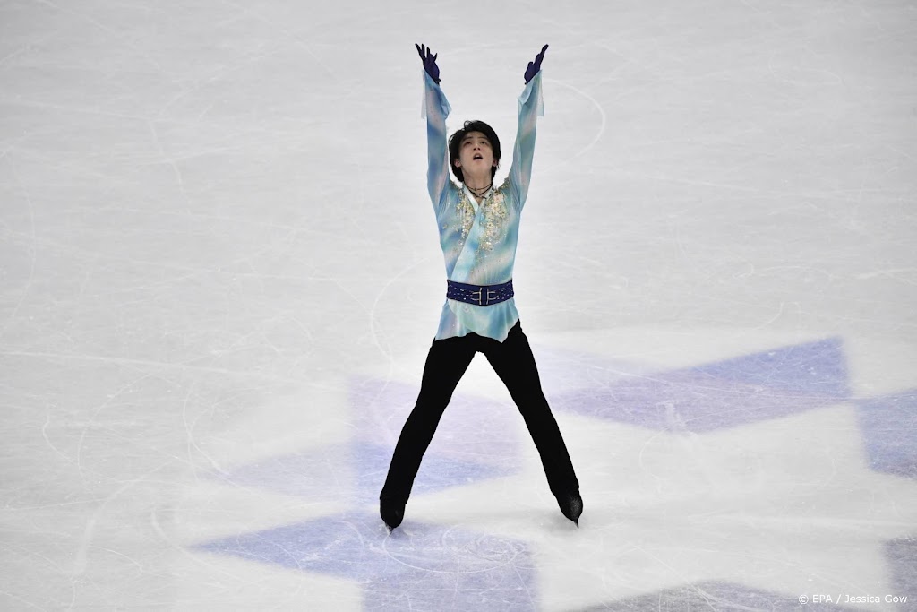 Kunstrijder Hanyu zet stap richting derde olympische titel