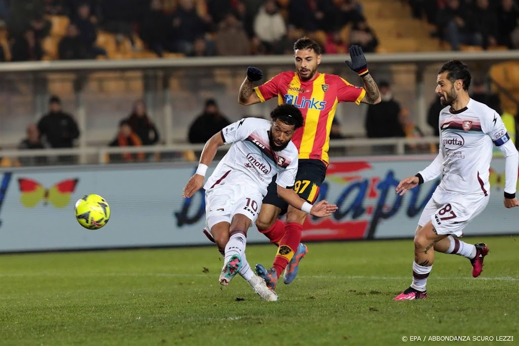 Salernitana wint mede door treffer Vilhena van Lecce in Serie A