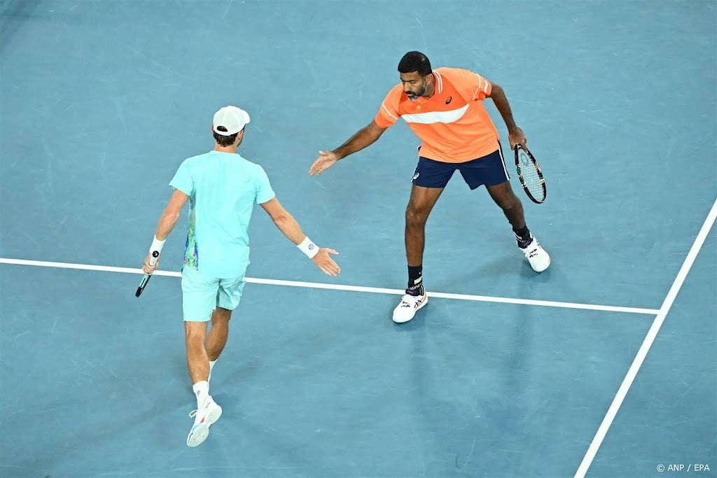 Tennisser Bopanna (43) verovert met Ebden eerste grandslamtitel