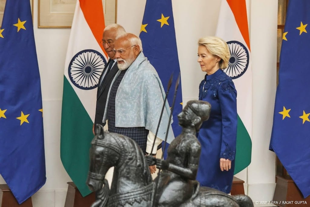 EU en India komen ook defensie- en veiligheidspact overeen