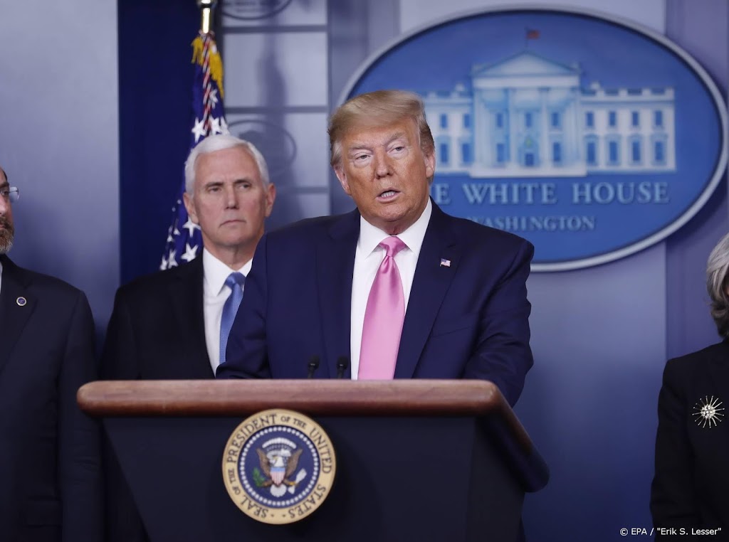 Trump ziet weinig gevaar in nieuwe coronavirus