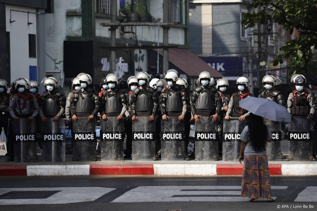 Politie Myanmar arresteert betogers na kritiek VN-gezant