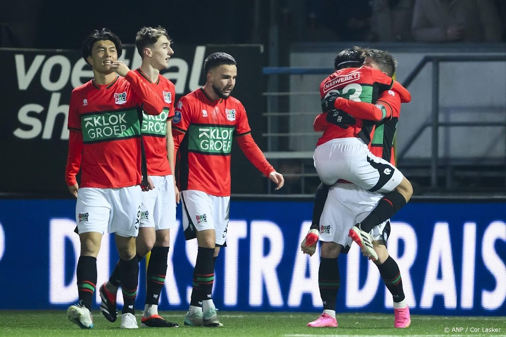 NEC bereikt bekerfinale na zege in verlenging op SC Cambuur