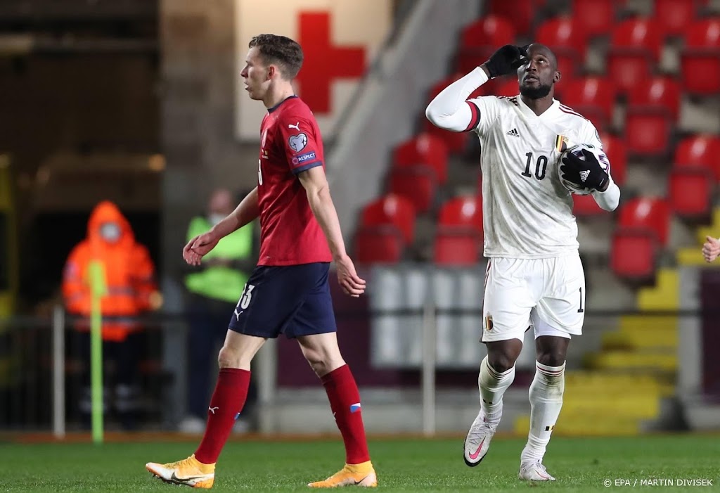 Voetballers België spelen gelijk bij Tsjechië 