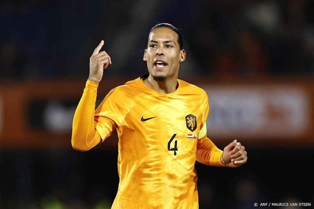 Aanvoerder Van Dijk ontevreden over spel Oranje in balbezit