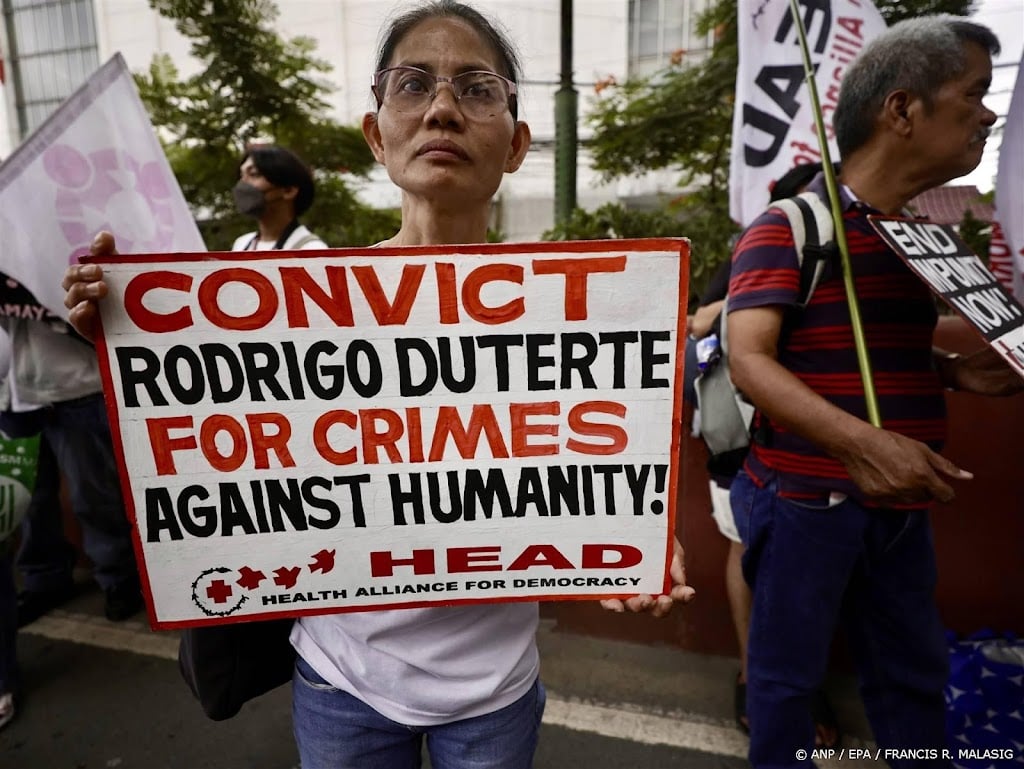 Dochter en partner Duterte in Nederland 