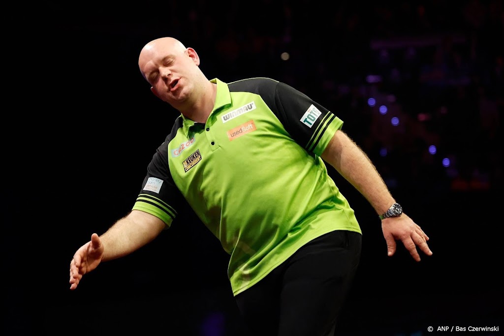 Van Gerwen verliest ook op Premier League-avond in Leeds direct