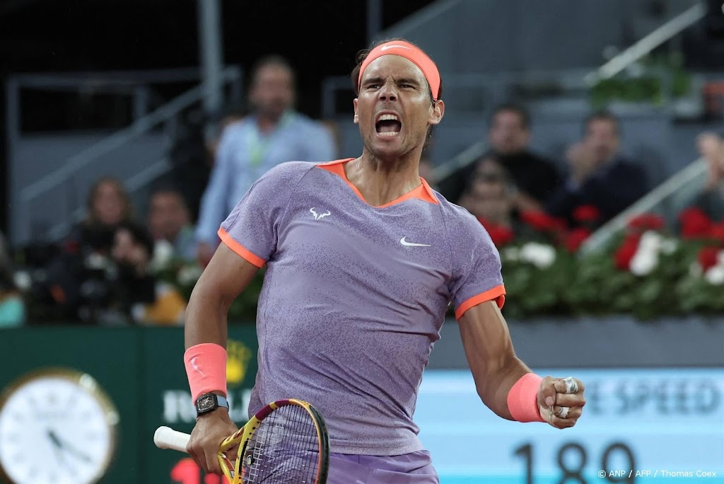 Tennisser Nadal toont glimp van oude vorm bij zege op De Minaur