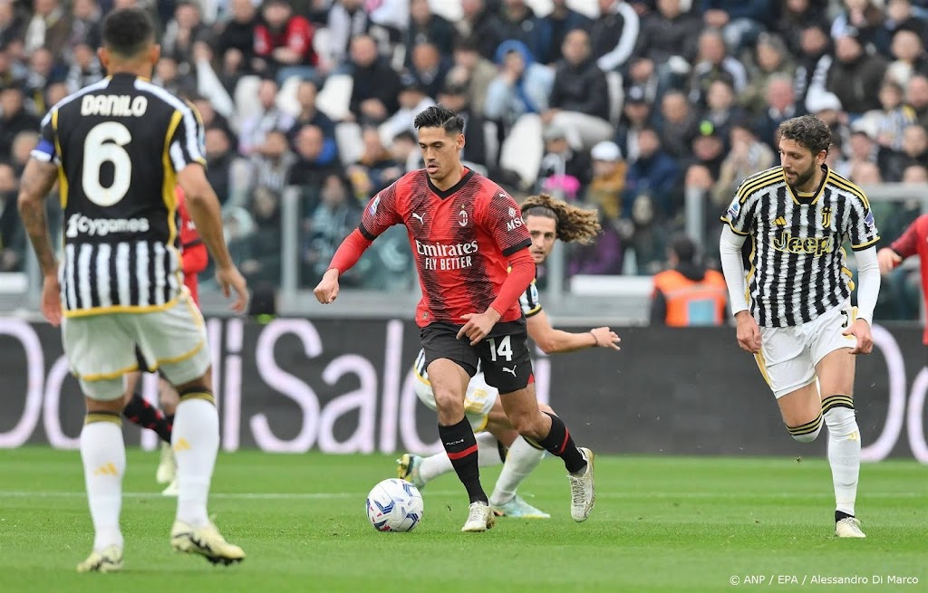 Juventus en AC Milan scoren niet in strijd om tweede plaats