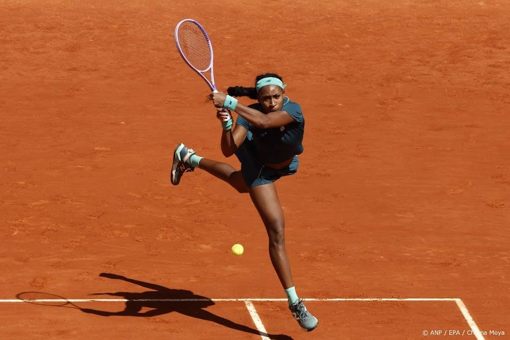 Tennisster Gauff uitgeschakeld in Madrid