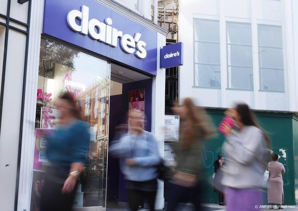 Sieradenketen Claire's sluit alle winkels in Verenigd Koninkrijk