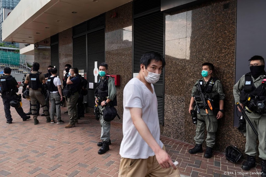 Bijna 200 arrestaties voor debat over omstreden wet Hongkong
