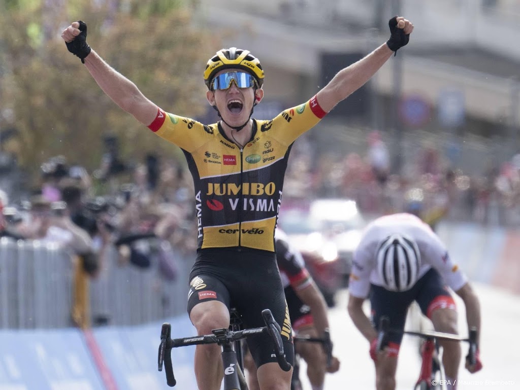 Bouwman kan niet geloven dat hij voor tweede keer wint in de Giro