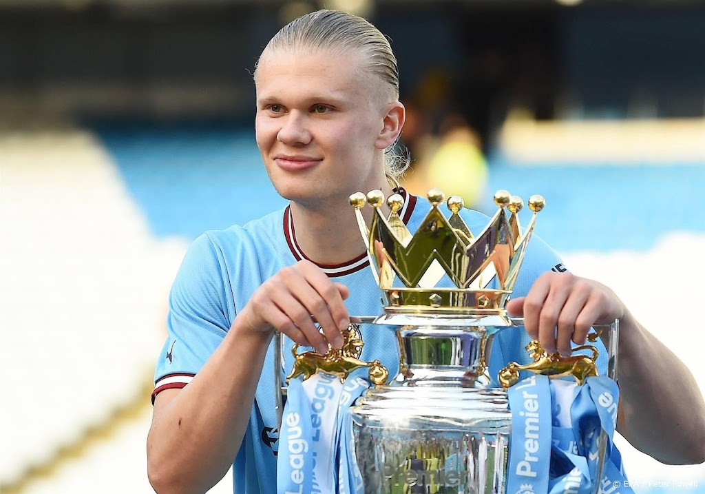 Haaland meteen voetballer van het jaar in Engeland