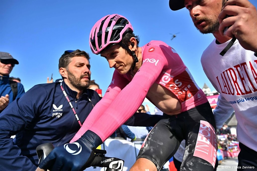 Wielrenner Thomas noemt aanstaande Giro-zege Roglic verdiend