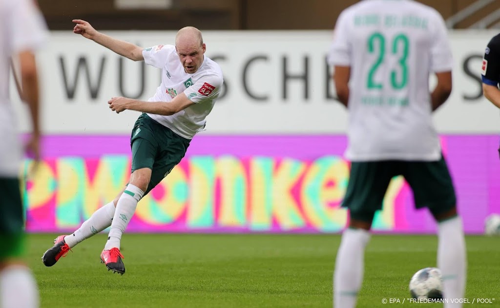 Werder Bremen ontsnapt aan degradatie uit Bundesliga