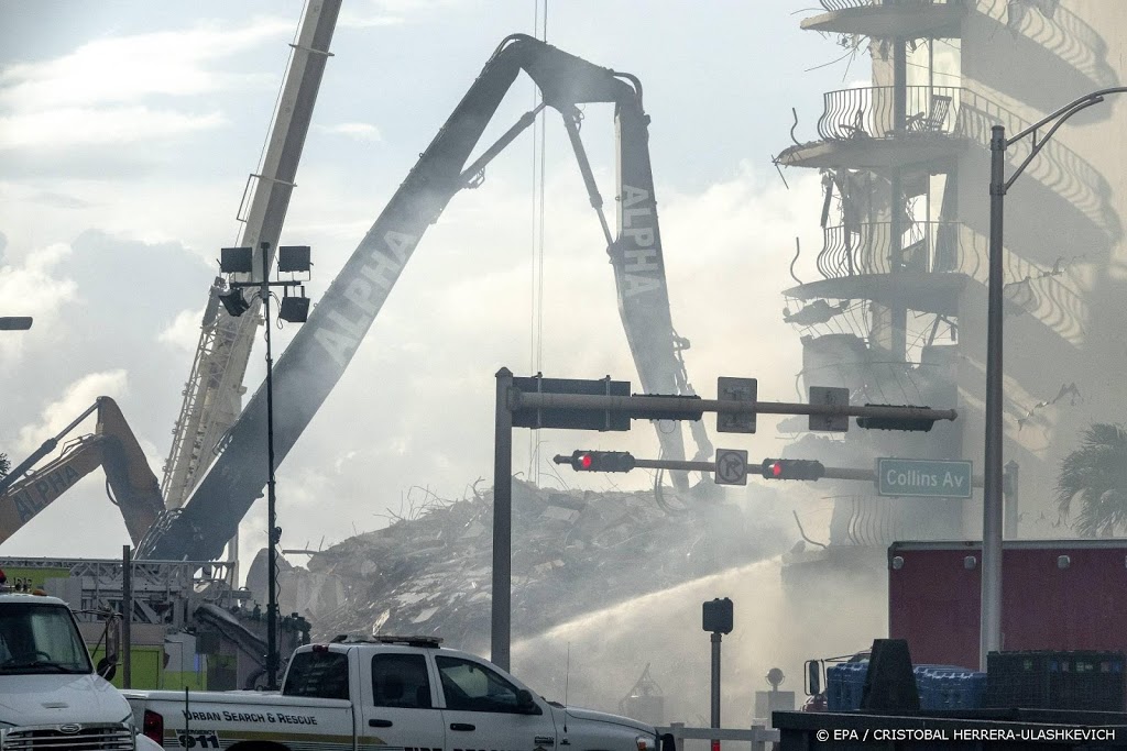 Dodental ingestort gebouw Miami loopt op