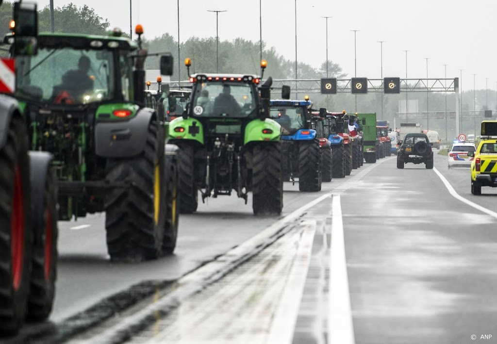 Boeren zijn vertrokken van meerdere snelwegen