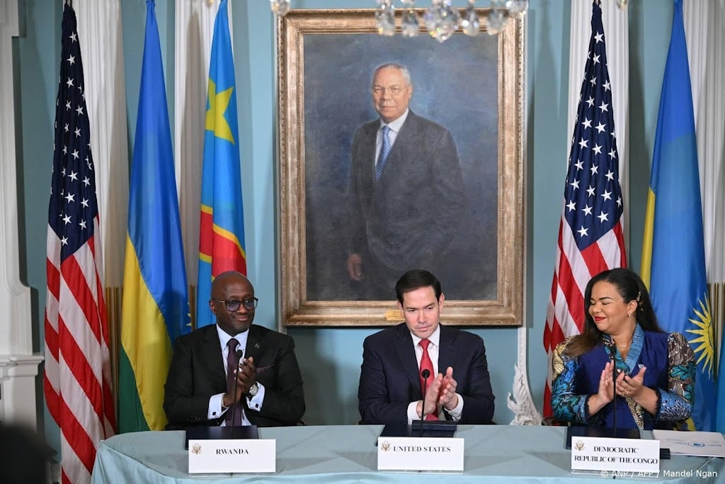 Congo en Rwanda sluiten vredesakkoord in Washington