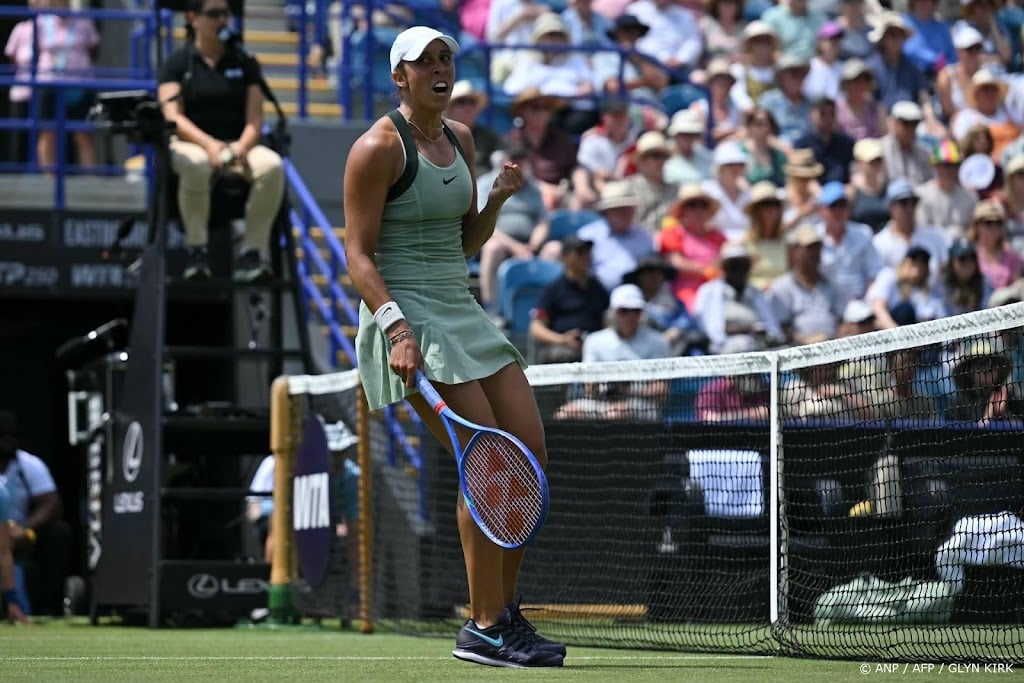 Tennisster Keys met toernooizege op weg naar Wimbledon