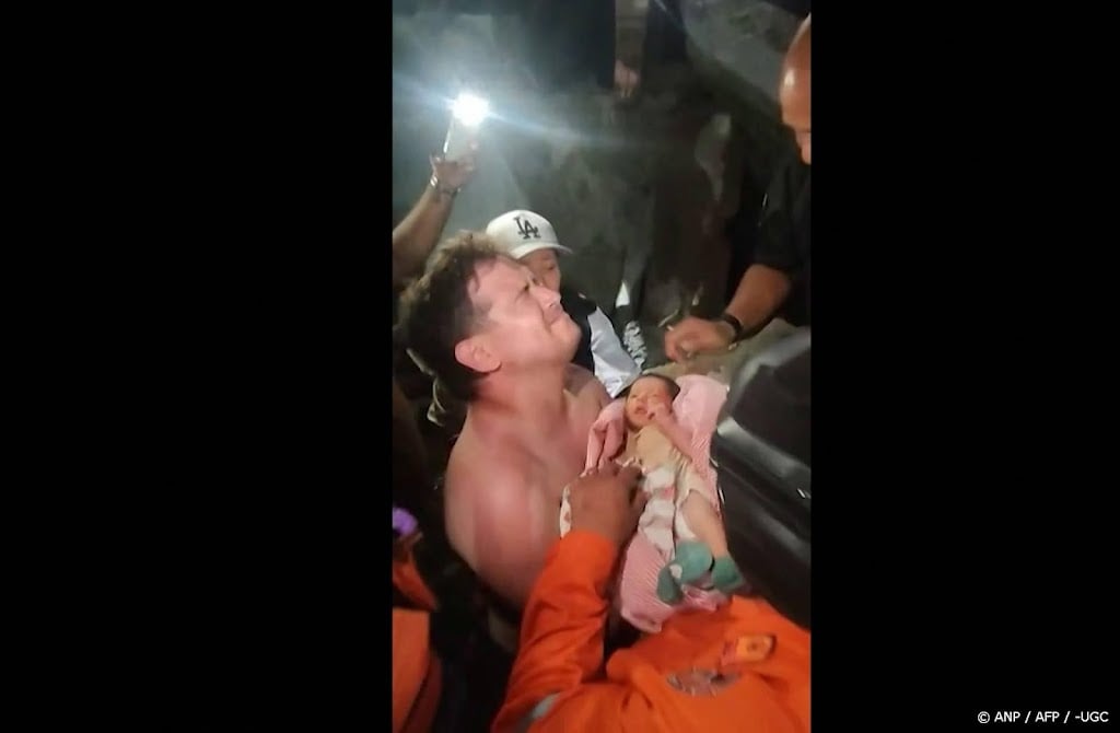 Levende baby onder het puin gevonden in Venezuela