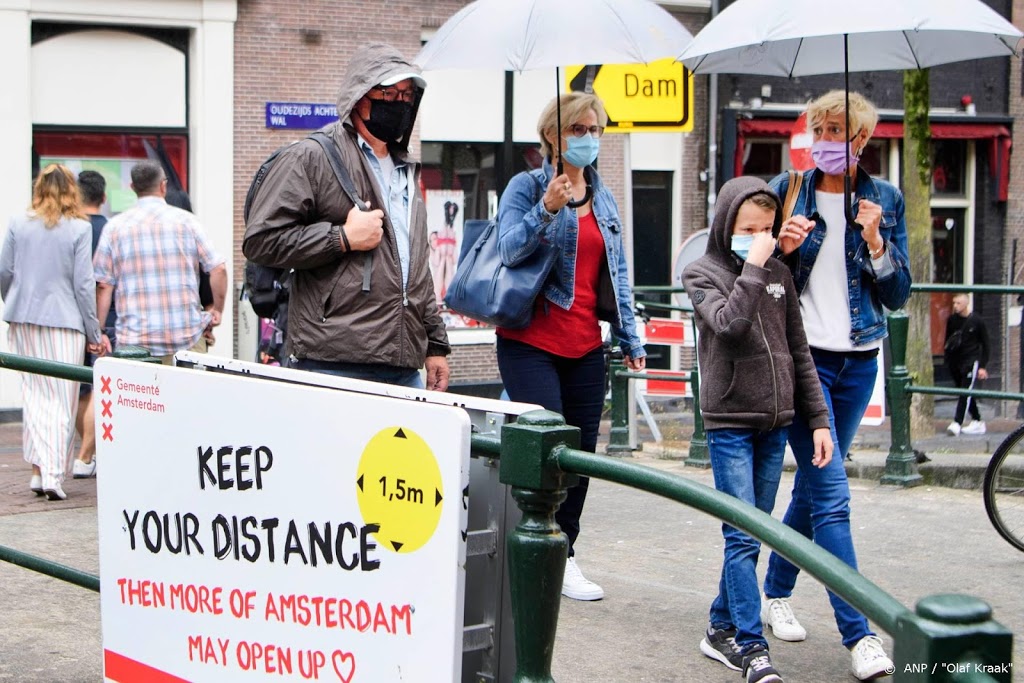 Aantal coronabesmettingen omgeving Amsterdam flink gestegen