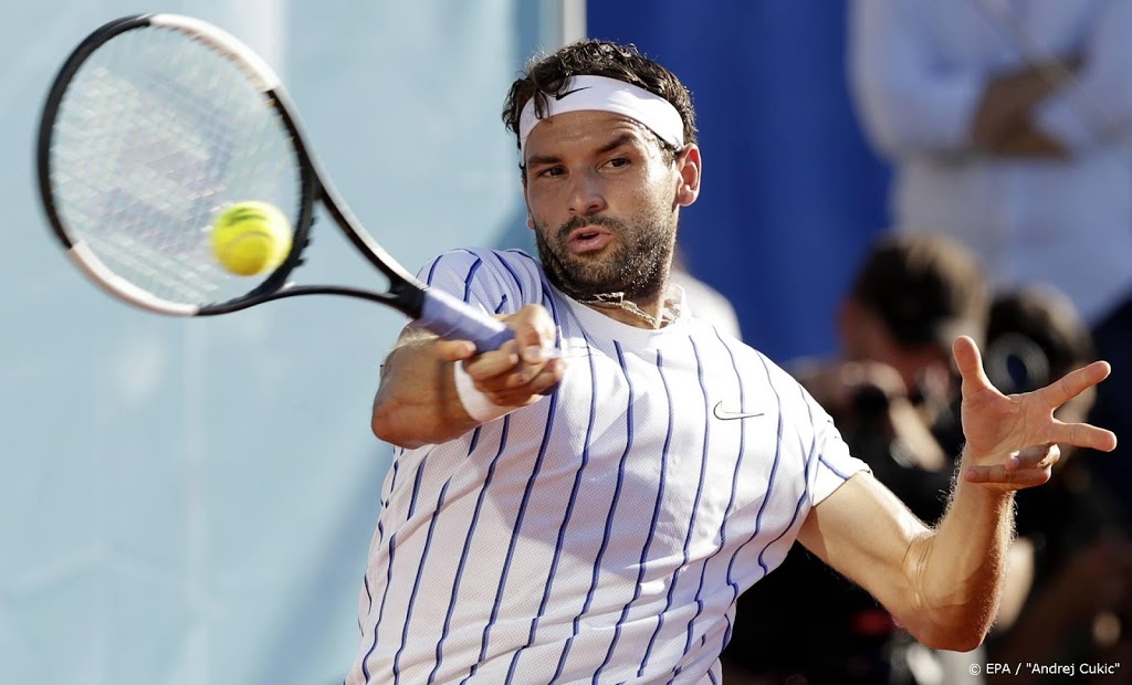 Tennisser Dimitrov: het is een lange weg terug na corona