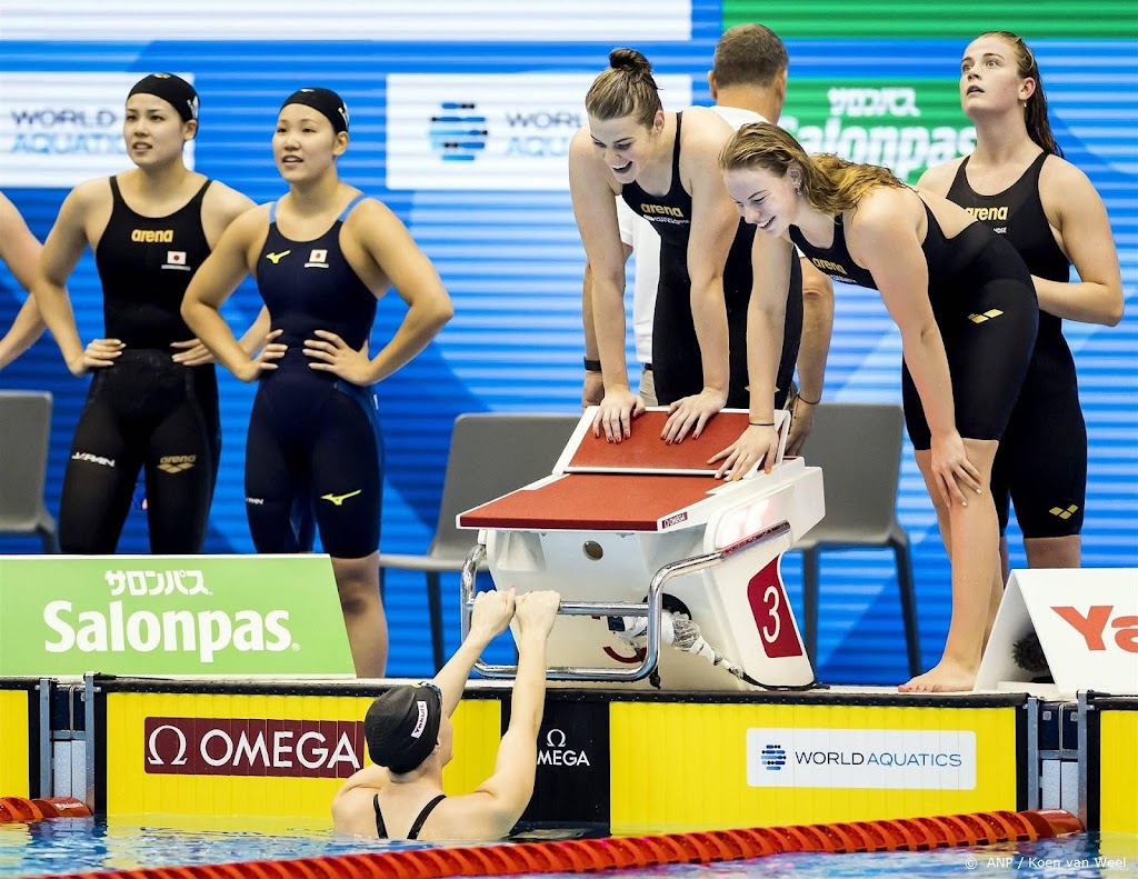 Nederlandse zwemsters bij WK zesde op 4x200 meter vrij