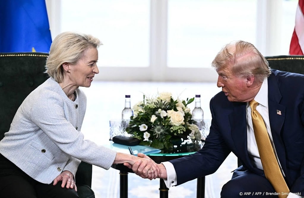 Von der Leyen: handelsdeal met Trump brengt 'stabiliteit'