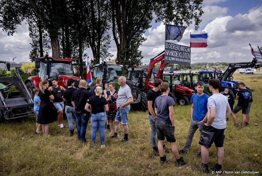 Boeren voeren actie tegen stikstofbeleid kabinet