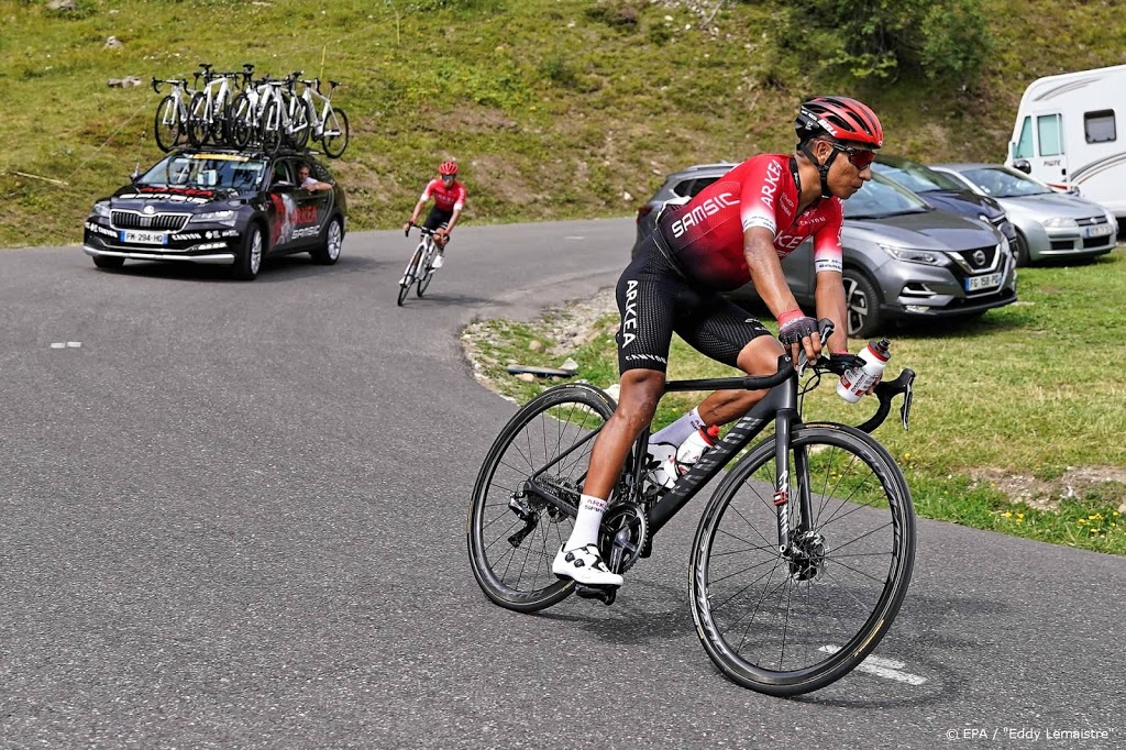 Wielrenner Quintana ziet knecht afhaken voor Tour