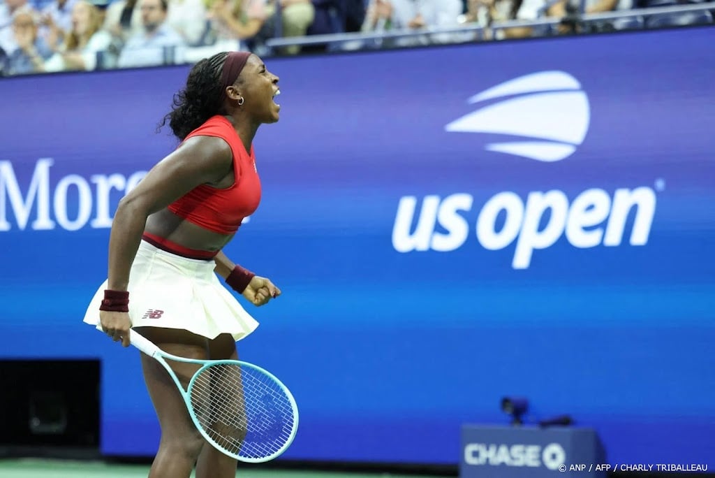 Tennisster Gauff naar tweede ronde US Open