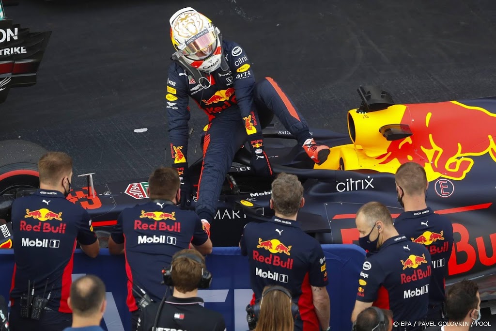 Kansrijke uitgangspositie Verstappen in Rusland