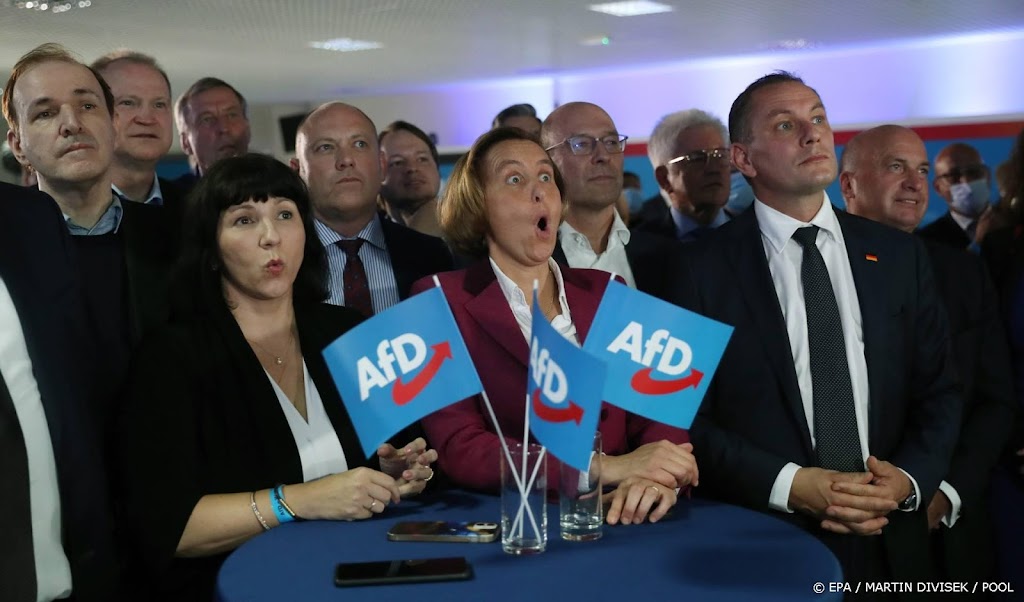 AfD grootste partij in Duitse deelstaat Thüringen 